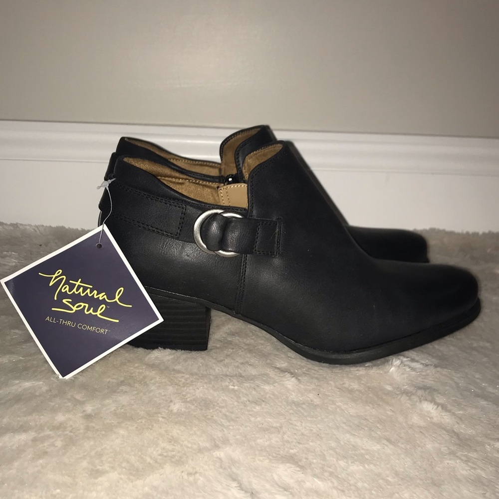 [SOLD] Womens Natural Soul Candie Slip On Booties